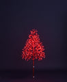 4' Red Starburst LED Tree