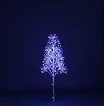 4' Red, White and Blue Starburst LED Tree