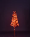 5' Orange Starburst LED Tree