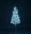 5' Pure White Starburst LED Tree