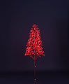 5' Red Starburst LED Tree