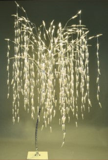 7' Warm White LED Willow Tree