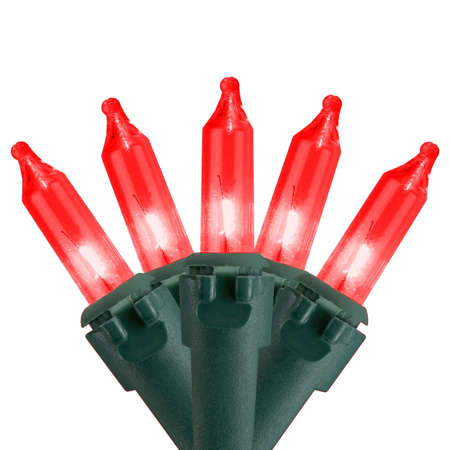 Red Incandescent Mini Lights 100 Count