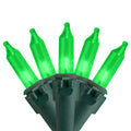 Green Incandescent Mini Lights 50 Count