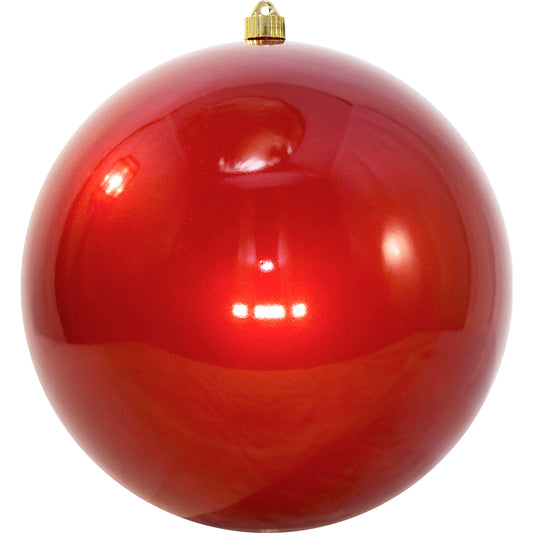 300mm 12" High Gloss Red Ball Ornament