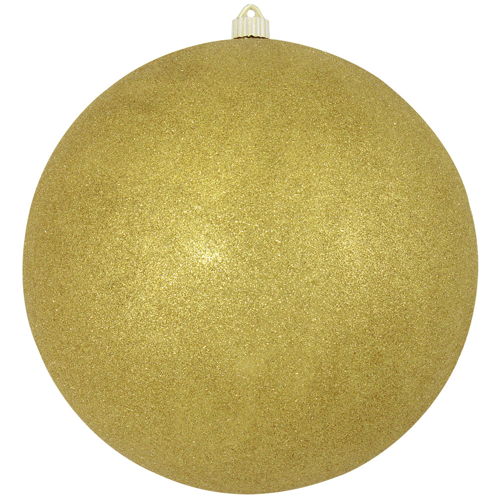 300MM 12" Glitter Gold Ball Ornament