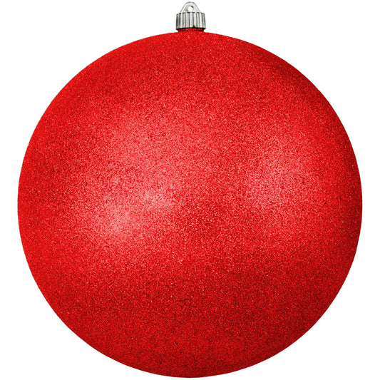 300MM 12" Glitter Red Ball Ornament