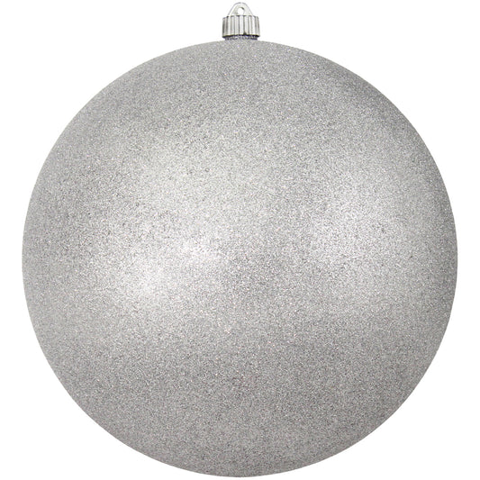 300MM 12"Glitter Silver Ball Ornament