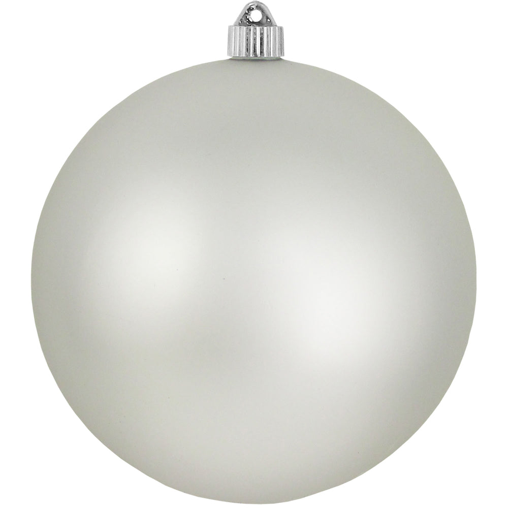 300mm 12" Matte Silver Ball Ornament