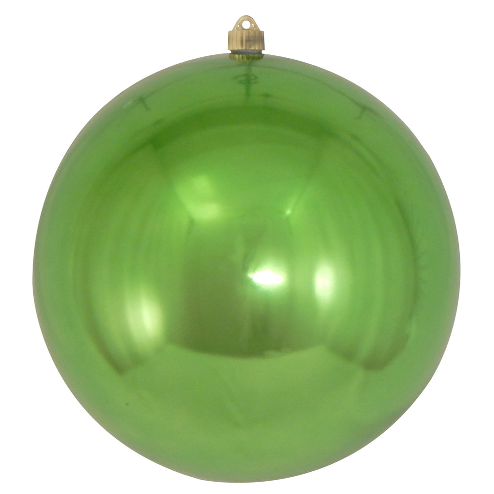 300MM 12" Shiny Lime Green Ball Ornament