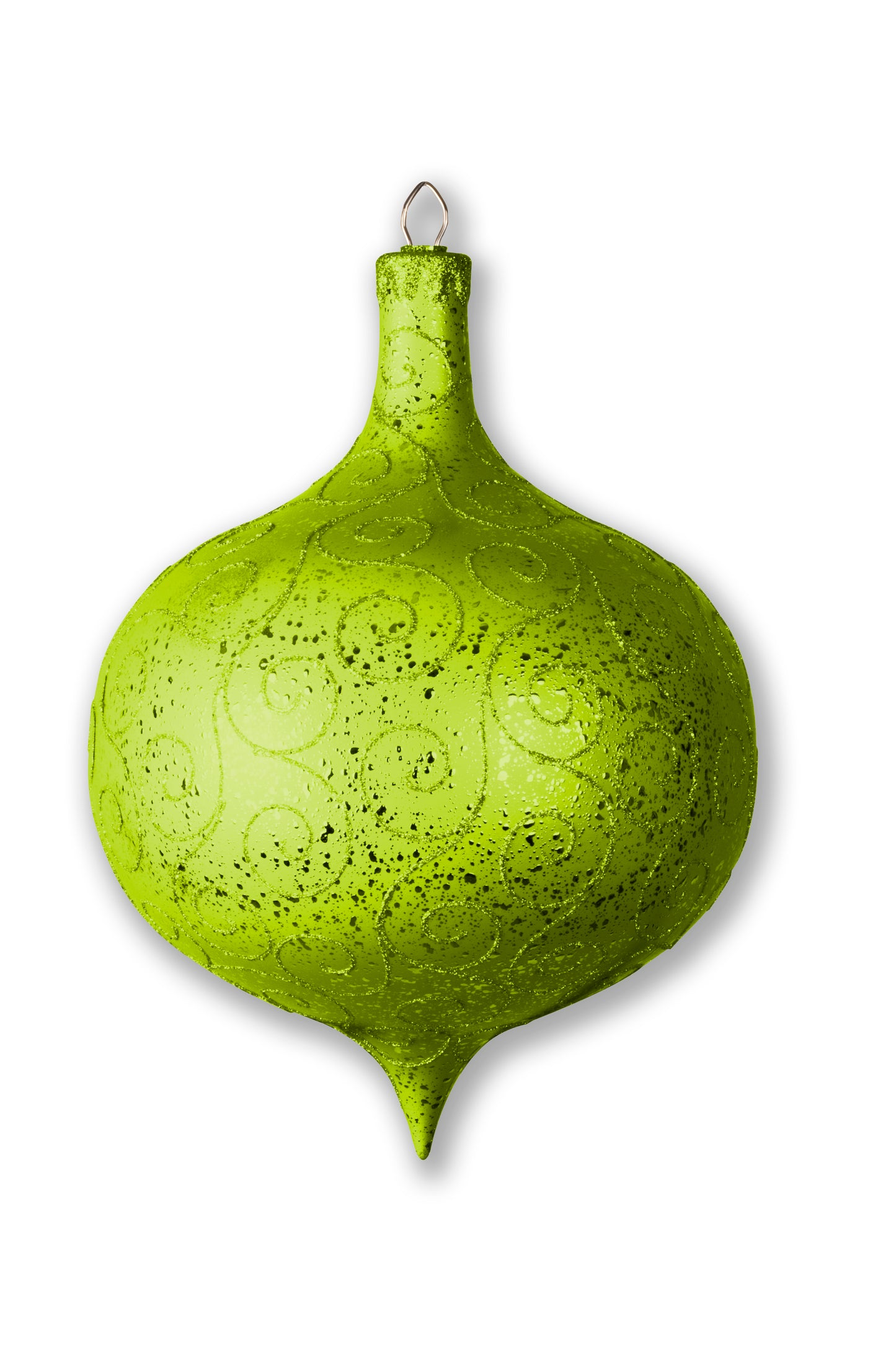 300mm 12" Lime Green Onion Ornament