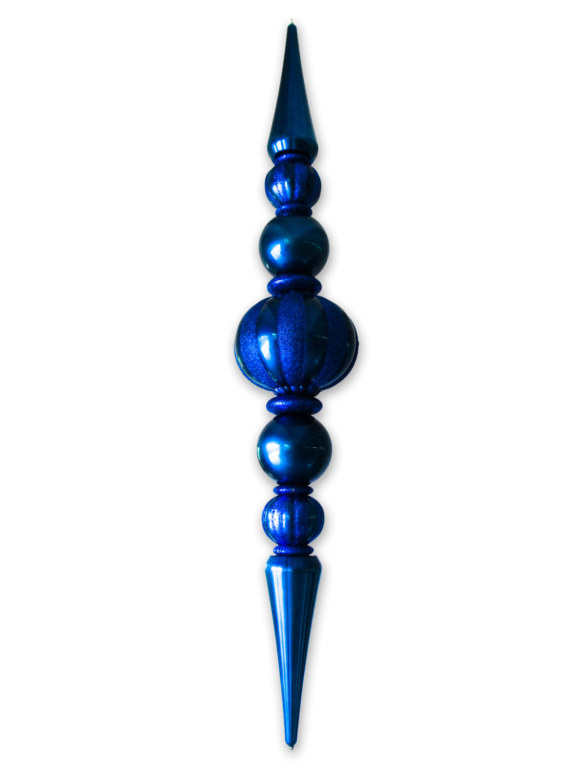 Giant Oversized Shatterproof Plastic Blue Finial