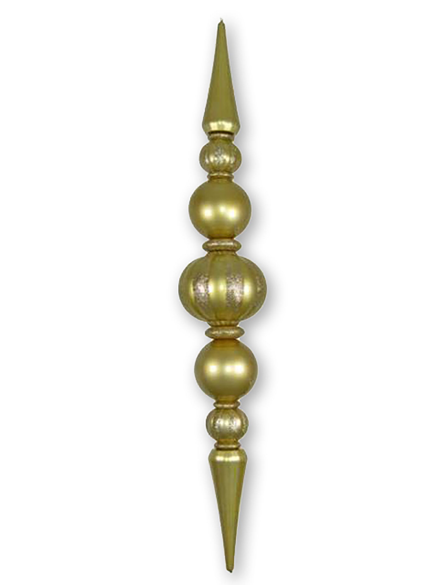 Giant Shatterproof Gold Finial