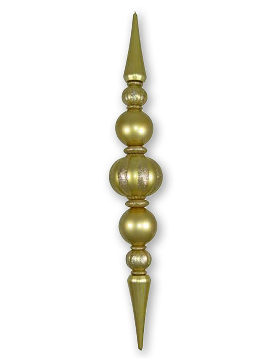 Giant Shatterproof Gold Finial