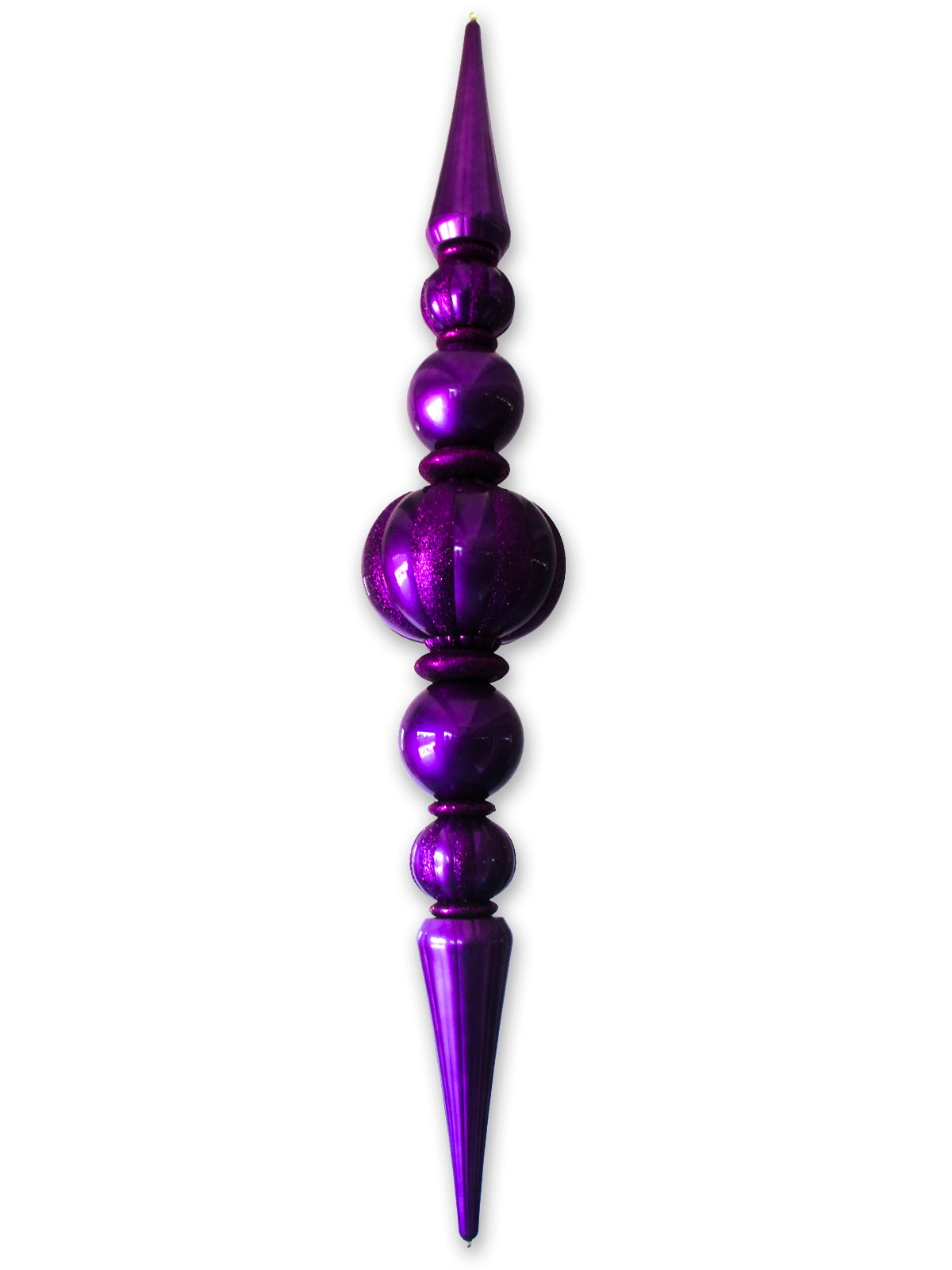 Giant Oversized Shatterproof Plastic Purple Finial