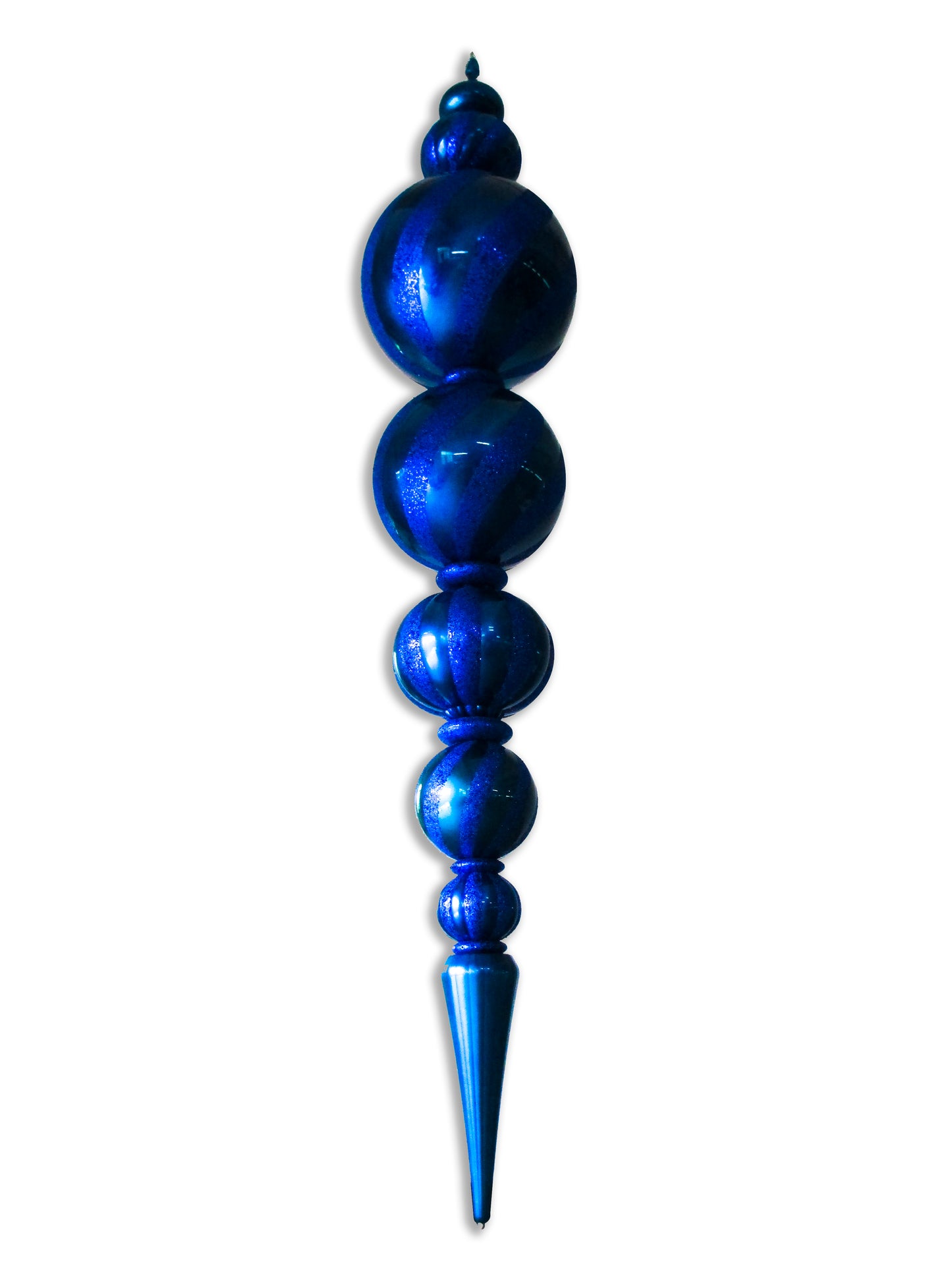 125" Jumbo Finial Ornament  Blue