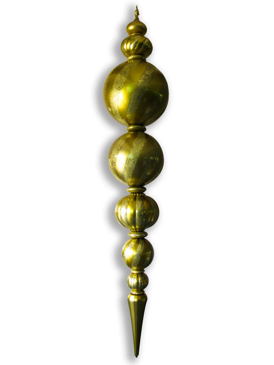 125" Jumbo Finial Ornament  Gold