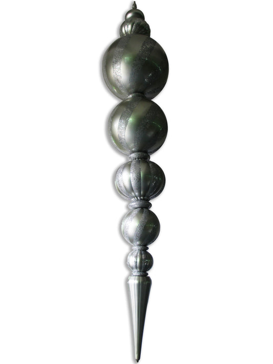 125" Silver Oversized Shatterproof  Finial