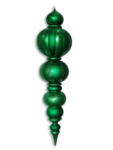 48" Oversized Green Shatterproof Finial