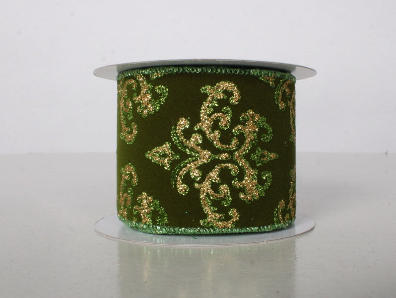 Green Ribbon 2.5" Wide 10 Yards