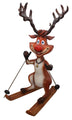 5' Skiing Reindeer