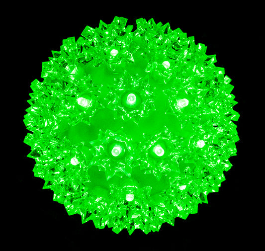 7.5" Sphere 100 Mm Green LEDS