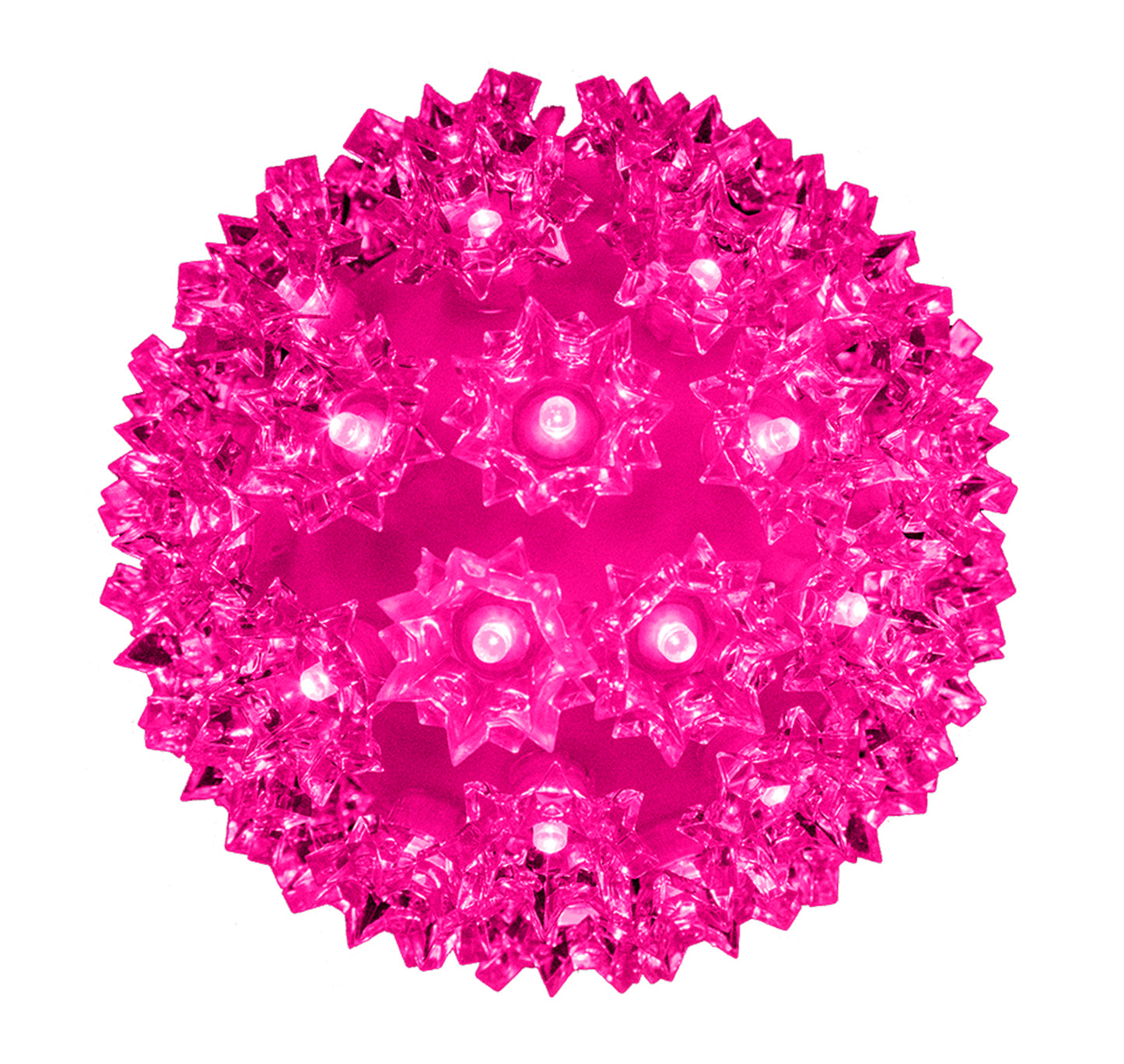 10" Pink LED Sphere