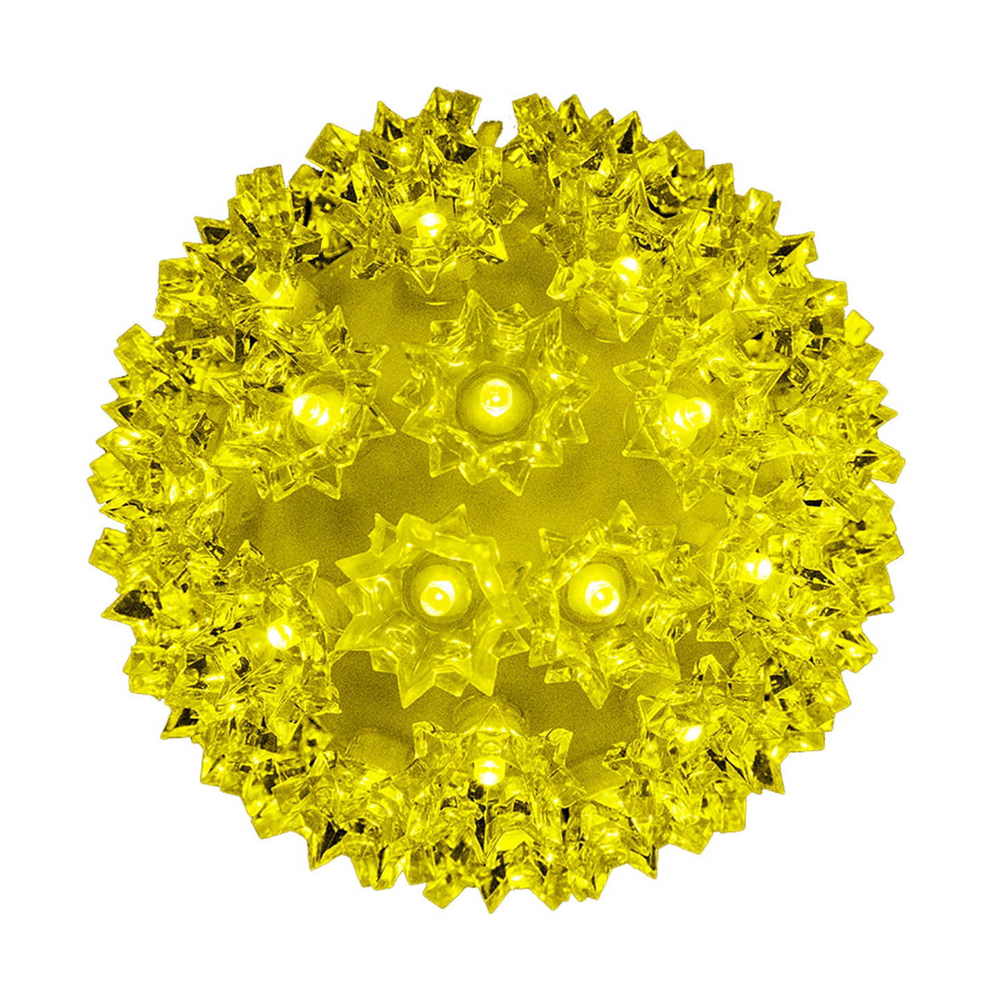 10" Yellow LED Sphere