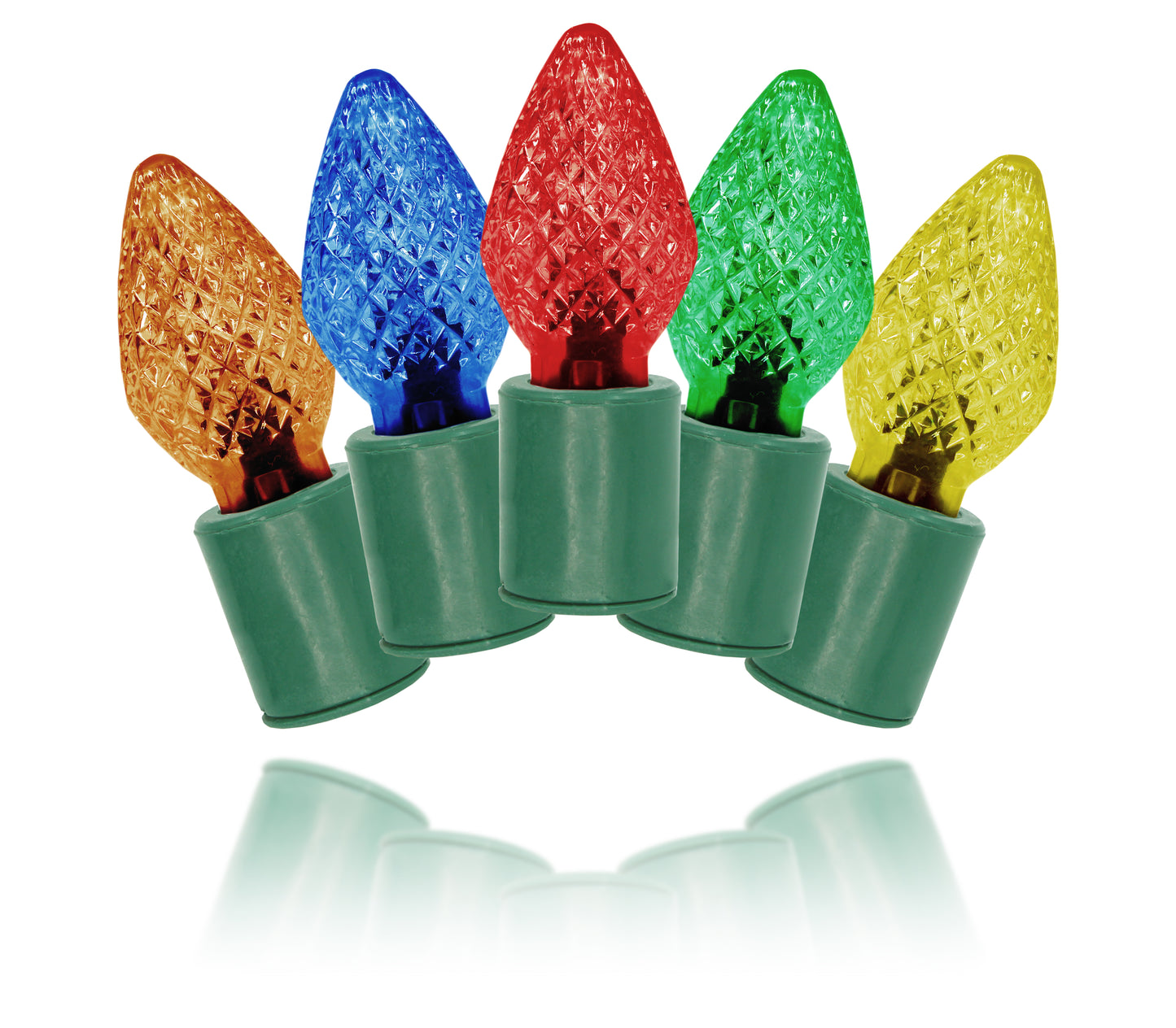 Standard Grade C7 25 Count Multi Colored LED Light Set