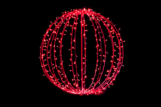 400 Red 5mm LEDs on 32" Sphere