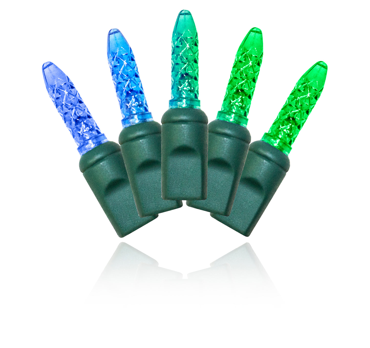 35 Standard M5 LED Colorwave Blue/Green Light String