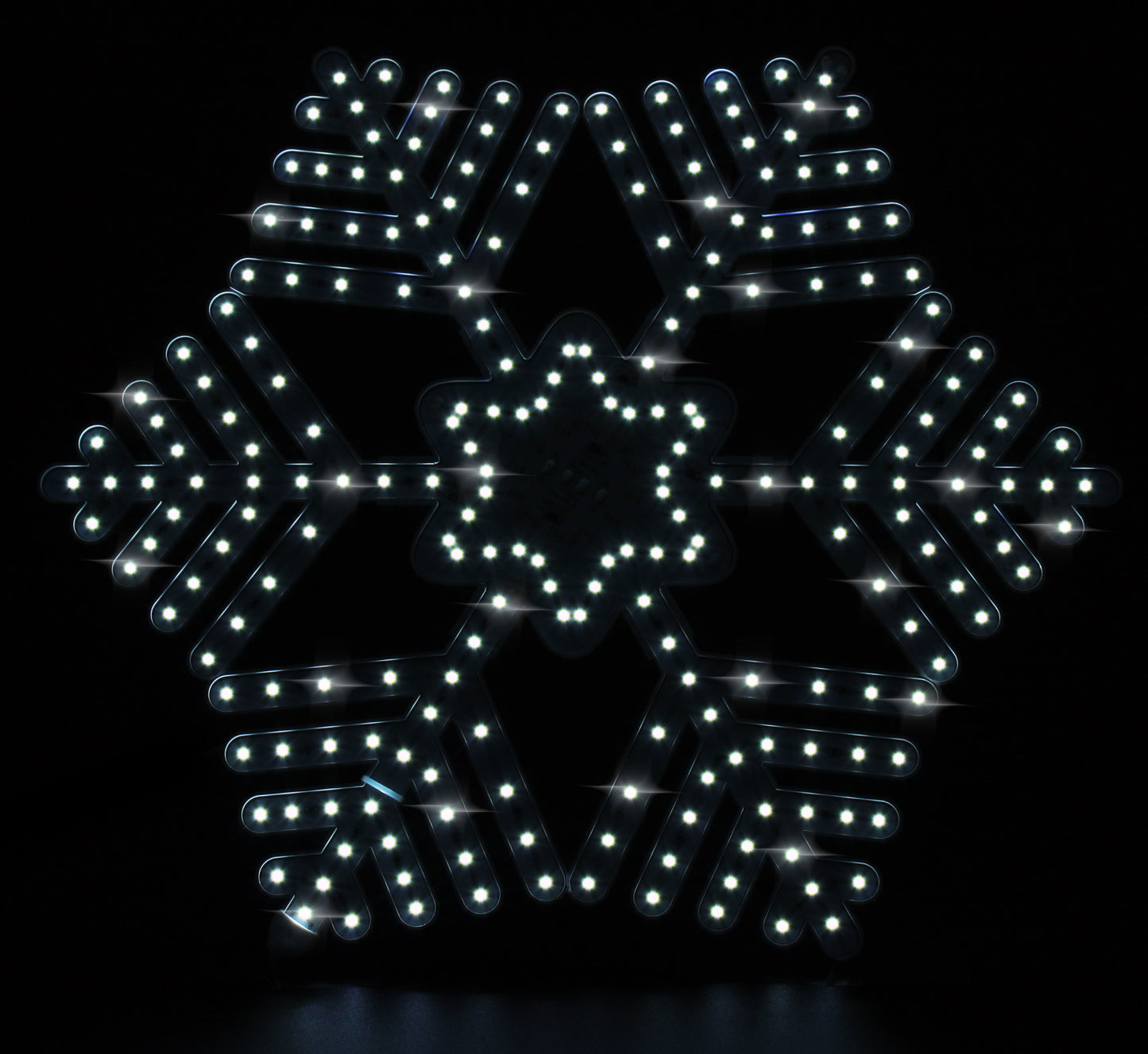 18" Pure White LED Snow Tree Snowflake