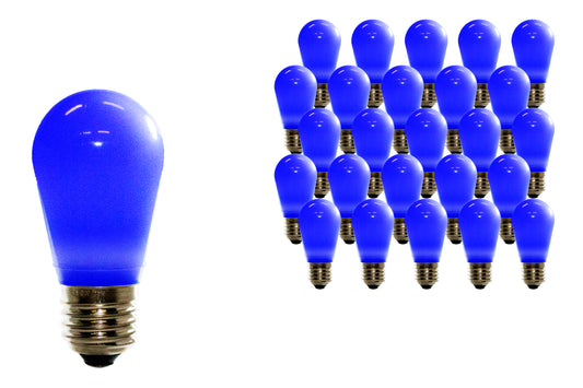 25 Pack of T50 Frosted Blue Dimmable Replacement Bulb