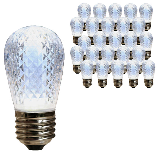 25 Pack T50 Pure White LED Replacement Bulb