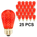 25 Pack T50 Non-Dimmable Red Retrofit Lamps