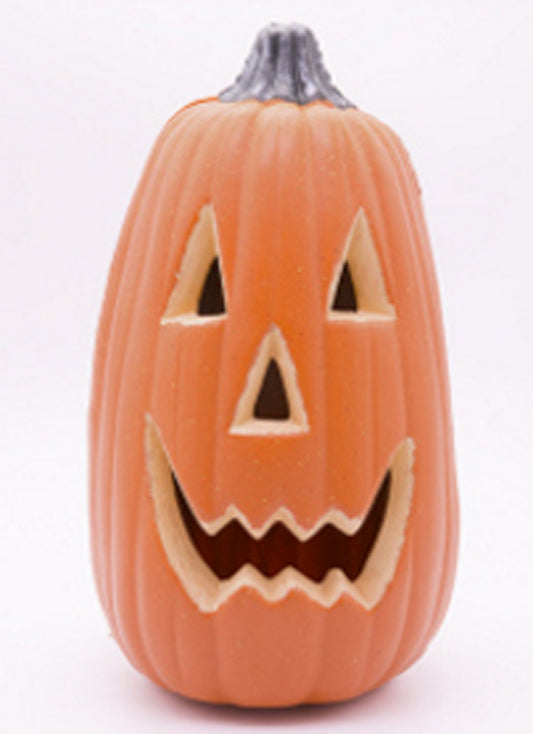 14" Battery Operated Tall and Skinny Jack-O-Lantern