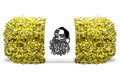100' Gold Metallic Tinsel Garland