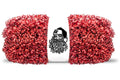 100' Red Metallic Tinsel Garland