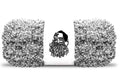 100' Silver Metallic Tinsel Garland