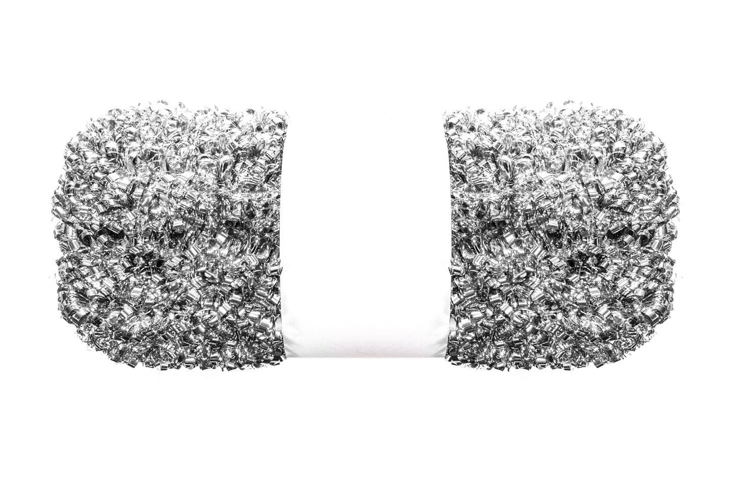 50' Silver Tinsel Garland