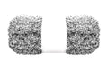 50' Silver Tinsel Garland
