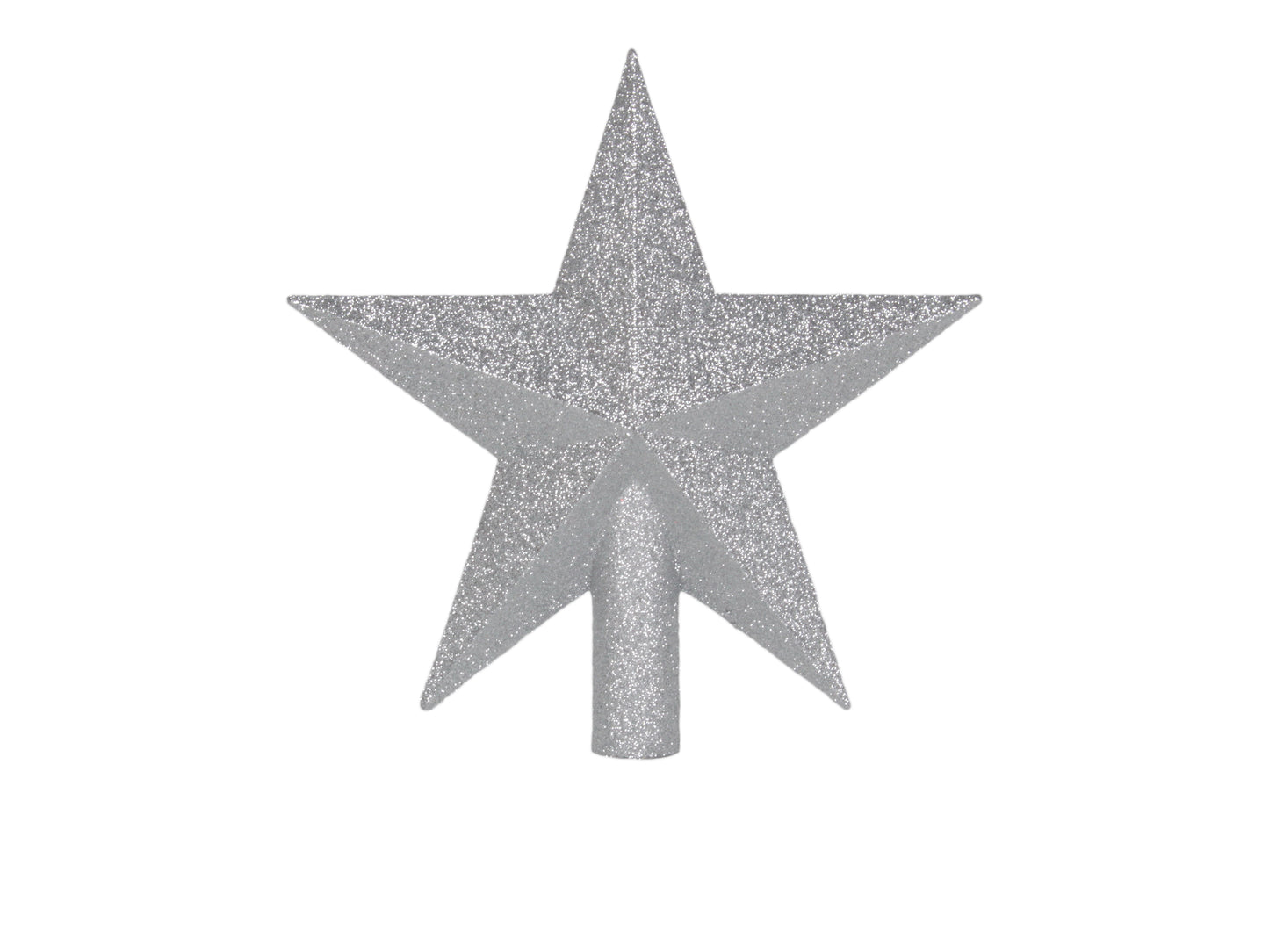 9" Silver Star Tree Topper
