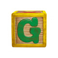 1.5' Yellow Toy Block with DGKORV Letters