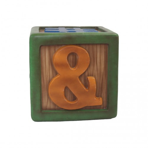 1.5' Green Toy Block with #!?-&@ Symbols