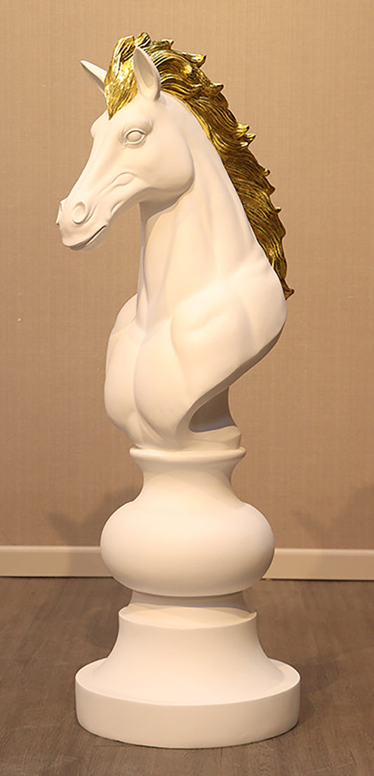 4' Tall White Knight