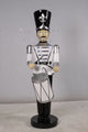 6' Black and White Toy Soldier with Drum