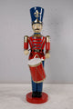 6' Red and Blue Toy Soldier with Drum