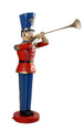 Toy Soldier with Trumpet Red/Blue 6'