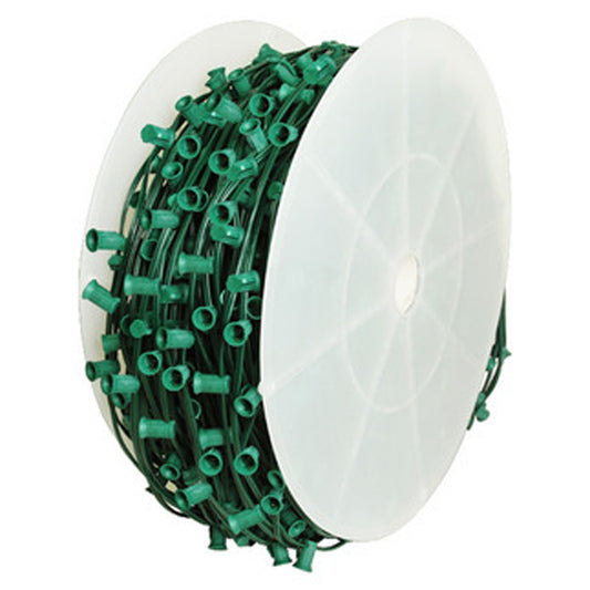 C7 1000' Commercial Light Spool 4" Spacing on Green Wire