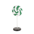 3' Green Swirl Lollipop